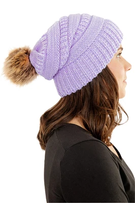 Purple - Cozy Slouchy Beanie