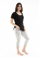 Gray Shapes - Capris