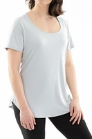 Platinum - Short Sleeve Tunic Top