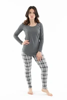 Black & Gray Scotch - Cozy Lined