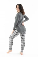 Black & Gray Scotch - Cozy Lined