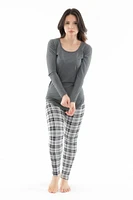 Black & Gray Scotch - Cozy Lined
