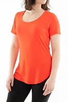 Scarlet - Short Sleeve Tunic Top