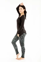 Green Leopard - Cozy Lined