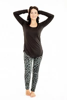 Green Leopard - Cozy Lined
