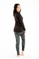 Green Leopard - Cozy Lined