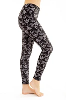 Grey Ocean Flowers - Cozy Lined
