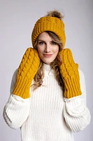 Mustard Yellow - Cozy Lined Mittens