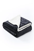 Navy - Sherpa Blanket