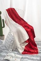 Red - Sherpa Blanket