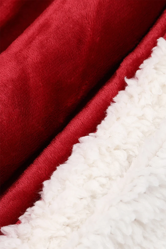 Red - Sherpa Blanket