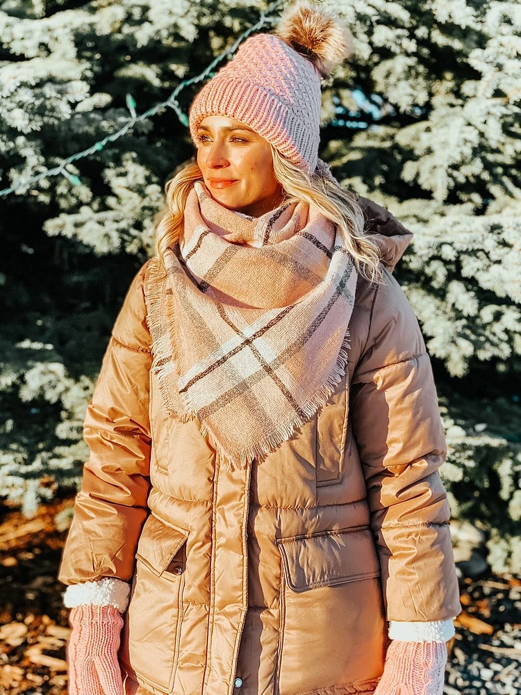 Pink - Cozy Lined Mittens