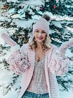 Pink - Cozy Lined Mittens