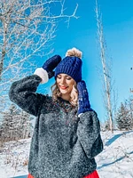 Purple - Cozy Lined Hat