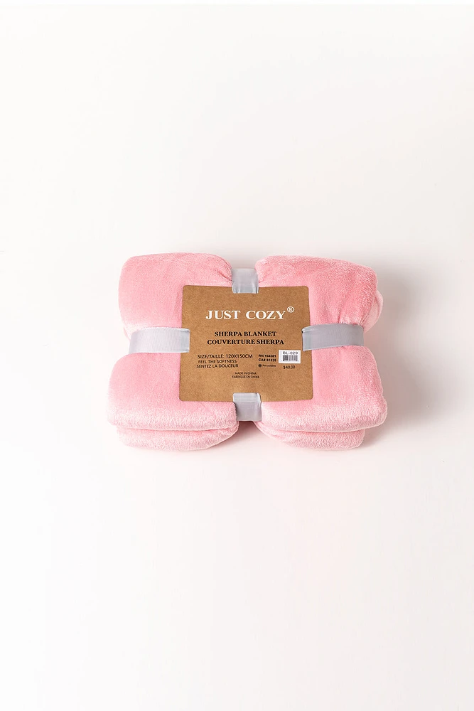 Pink - Sherpa Blanket