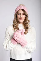 Pink - Cozy Lined Mittens