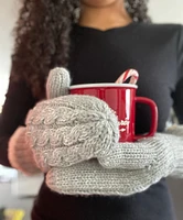 Pink - Cozy Lined Mittens