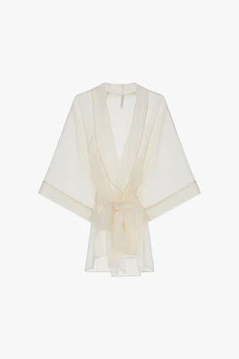 Sheer Belted Blouse