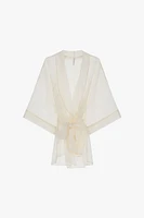 Sheer Belted Blouse