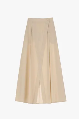 Cotton Wrap Skirt