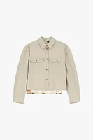 Jacket With Back Print