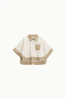 Chemise courte à rayures