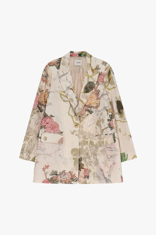 Floral Print Blazer