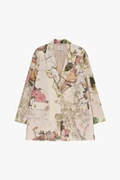 Floral Print Blazer
