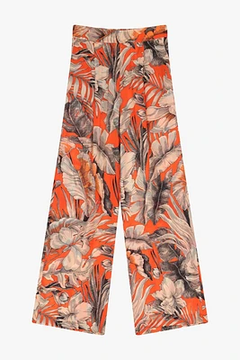 Floral Print Palazzo Pants