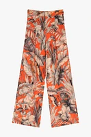 Floral Print Palazzo Pants