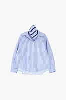 Striped shirt with classic collar