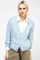 Cardigan with decorative buttons