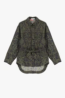 Leopard Belted Shirt
