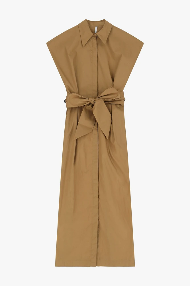 Belted Cotton Dress