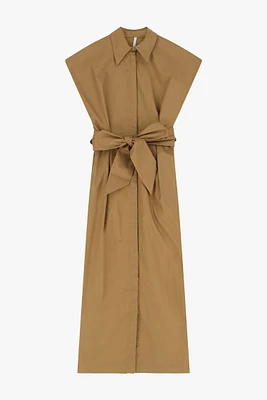 Belted Cotton Dress