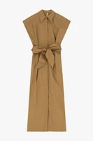 Belted Cotton Dress