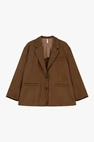 Blazer effet daim