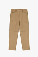 Suede Effect Trousers