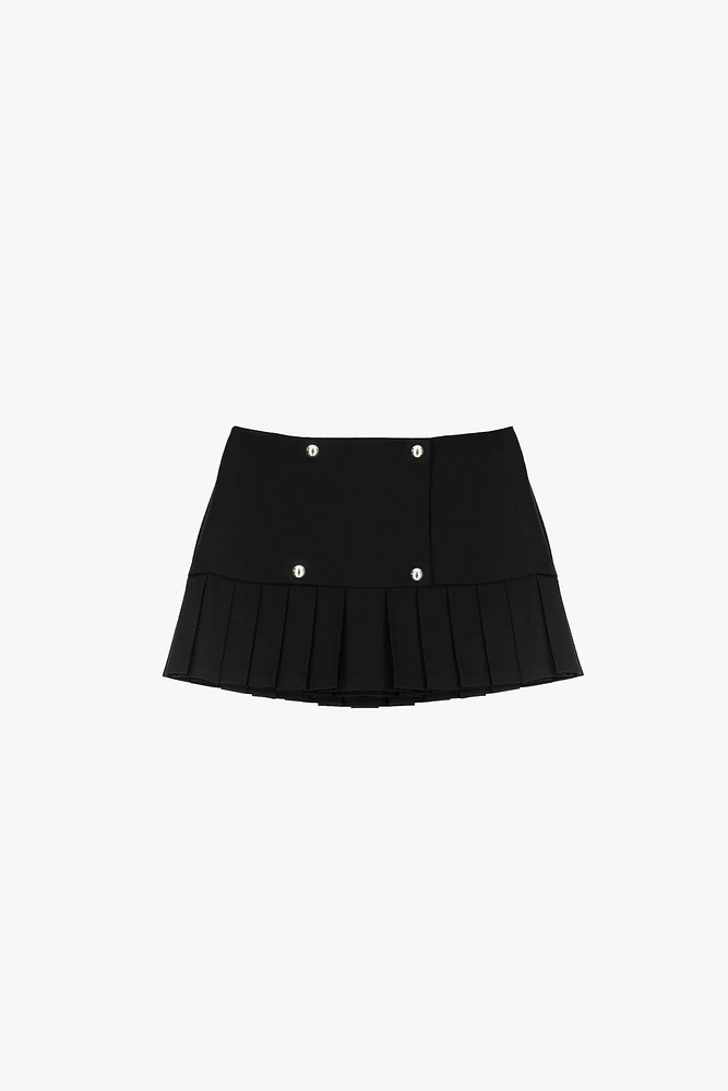 Pleated Skort