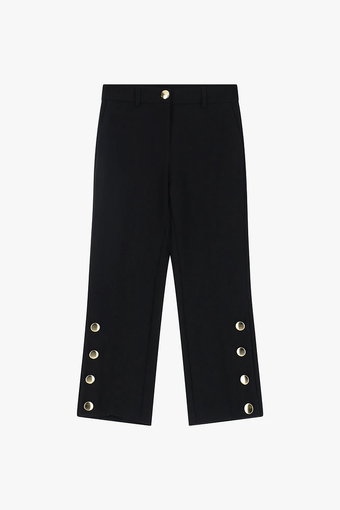 Button Detailed Trousers