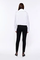Pantalon effet daim