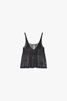 Metallic Knit Top