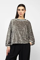 Sweatshirt with Sequins