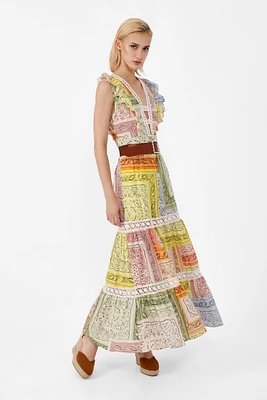 Multicolor Bandana Dress