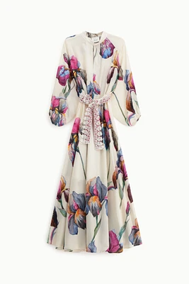 Floral Belted Dress