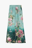 Floral Print Trousers