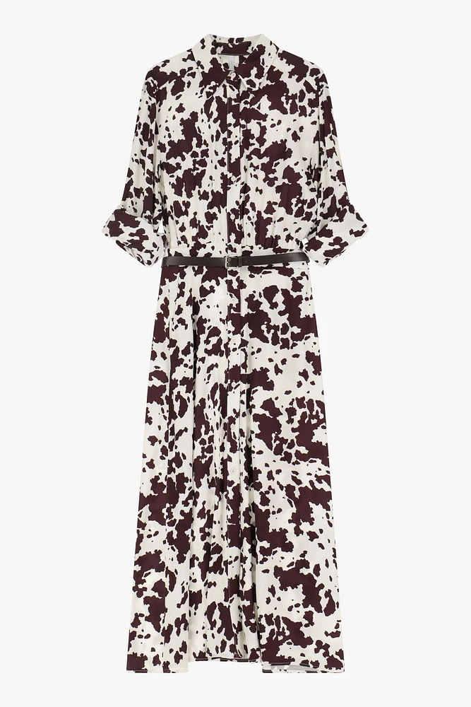 Cow Print Dress