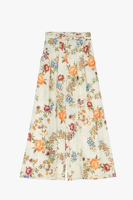 Pantalon Palazzo fleuri