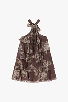Ruffled Mini Dress