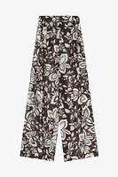 Floral Printed Tousers